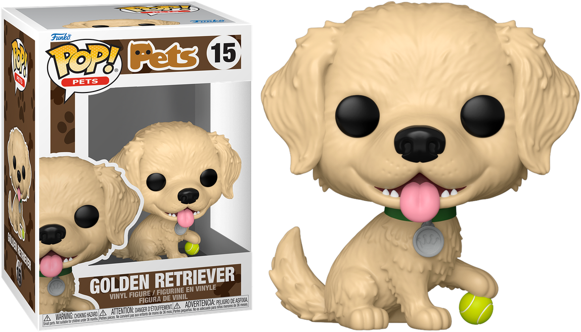 Mascotas - Figura Pop! Vinyl de Golden Retriever