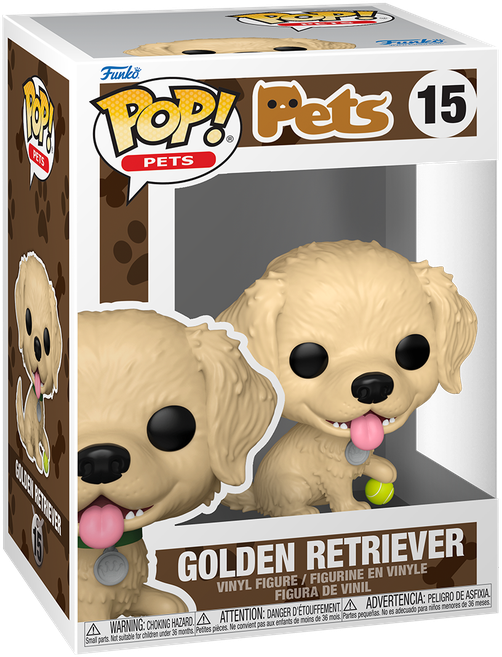 Mascotas - Figura Pop! Vinyl de Golden Retriever