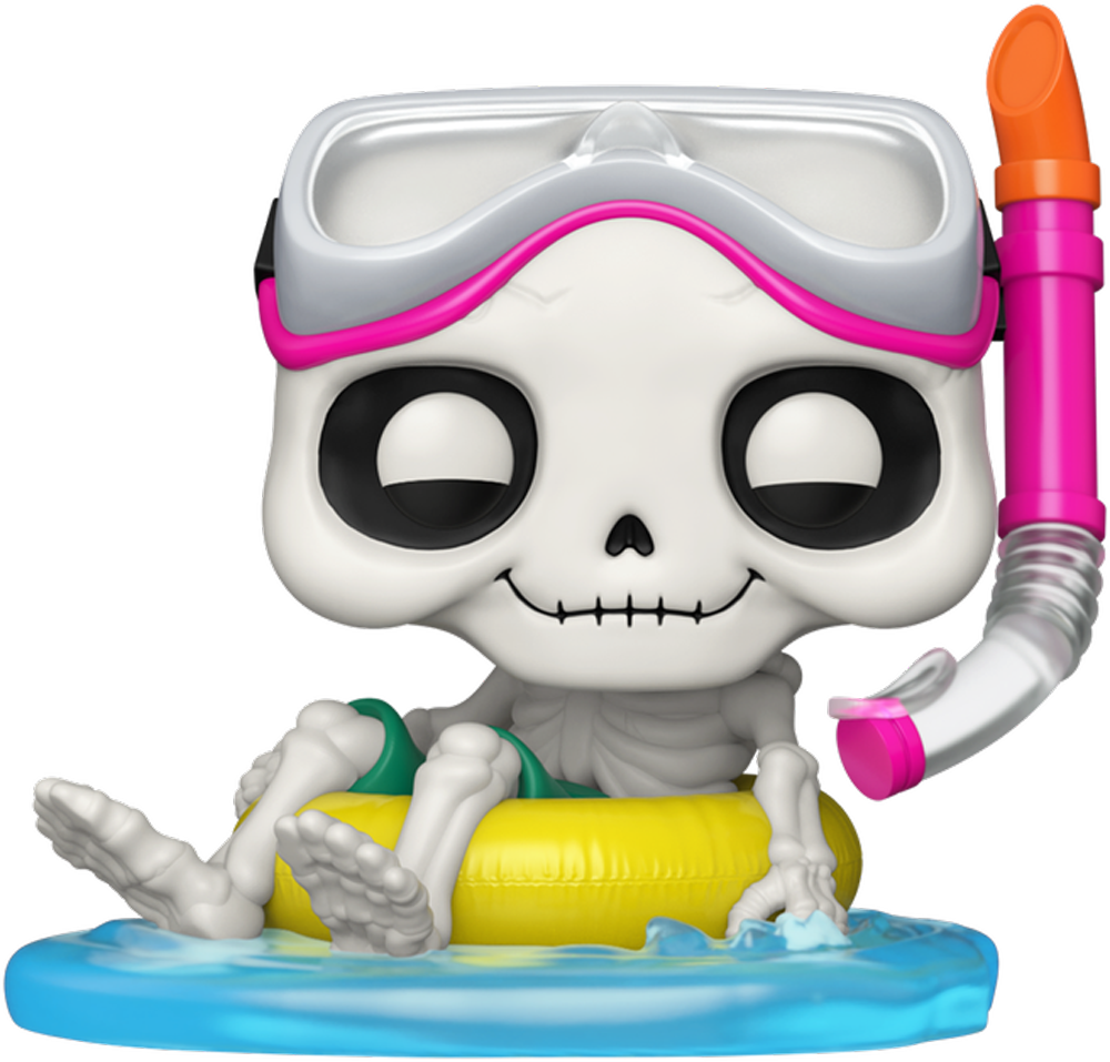 Skeleton Summer – ¡Skully el nadador Pop! Figura de vinilo
