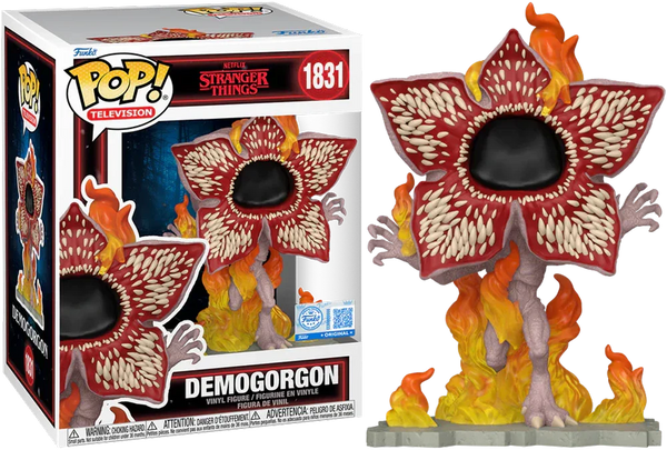 Stranger Things - Demogorgon (En Llamas) Exclusiva de EE. UU. Pop! Pre