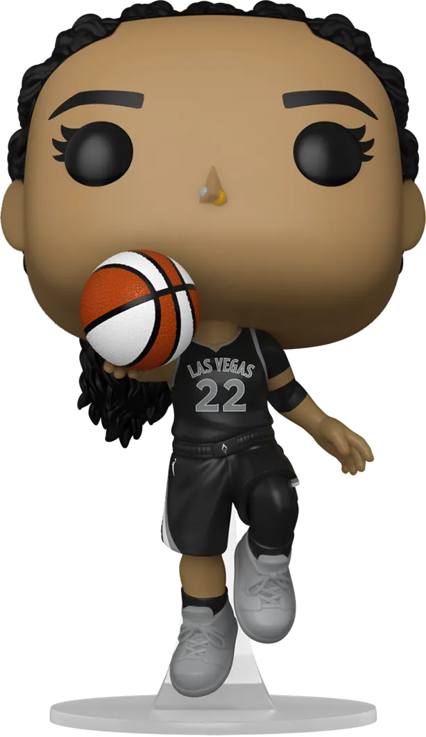 FUN88456 WNBA: Aces - A'ja Wilson Pop! Vinyl - Funko TBA - Titan Pop Culture