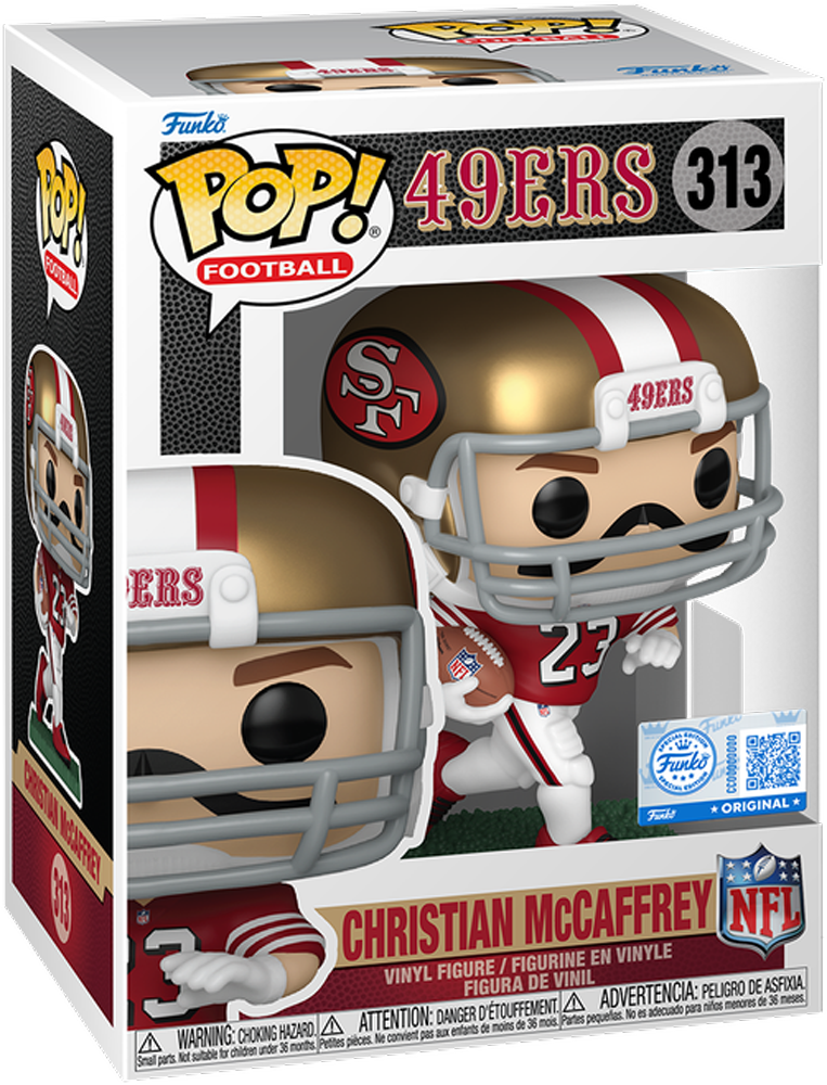 NFL: 49ers - Christian McCaffrey (Throwback) Pop! Vinyl