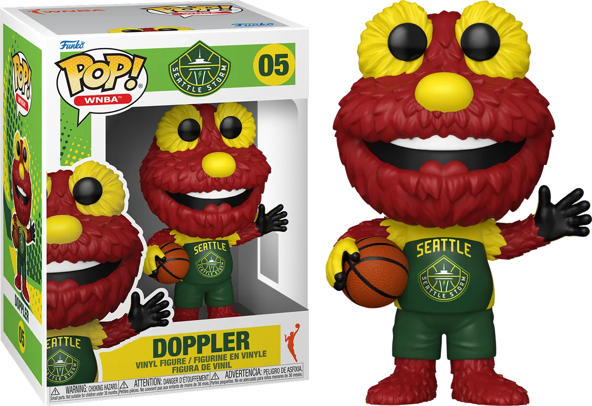 FUN89128 WNBA: Mascots - Seattle Storm Doppler Pop! Vinyl - Funko TBA - Titan Pop Culture
