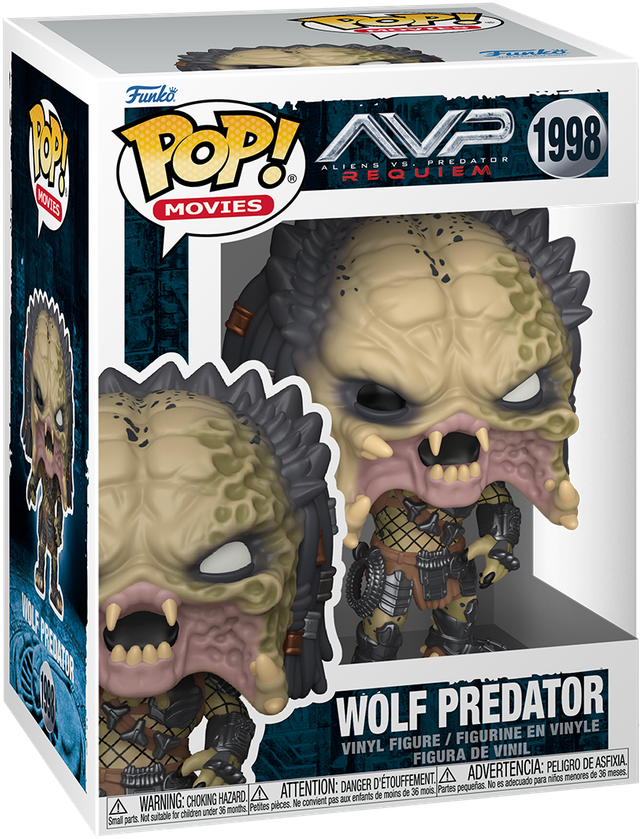 Alien Vs Predator: Requiem - Wolf Predator (with chase) Pop! Vinyl