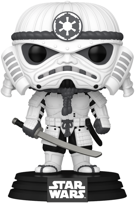 Star Wars: Impresiones - Figura Pop! de vinilo de Stormtrooper samurái