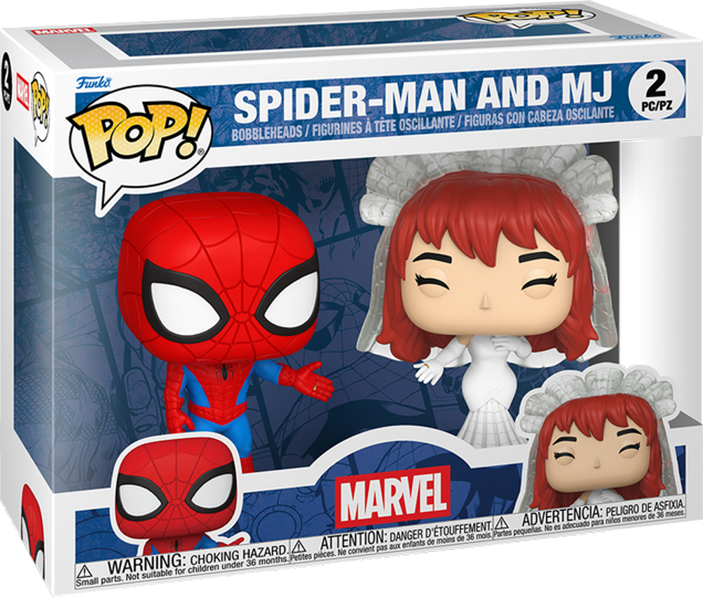 Marvel Comics - Spider-Man & MJ Pop! Vinyl 2-Pack