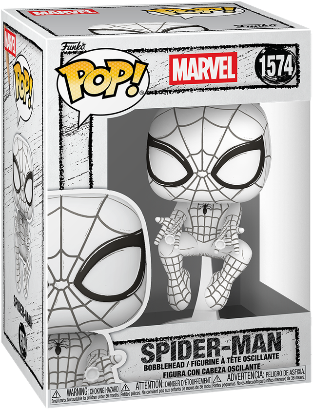 Marvel: Sketched - Spider-Man Pop! Vinyl