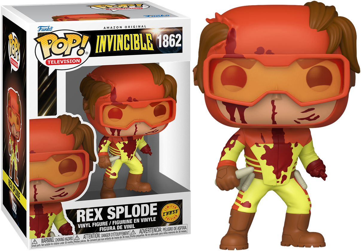 Invincible - Rex Splode Pop! Vinyl - Chase Bundle