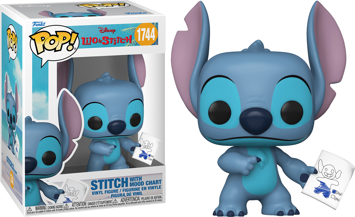 Lilo & Stitch - Stitch with Mood Chart Pop! Vinyl - Chase Bundle