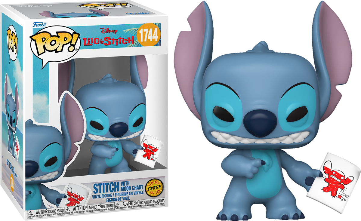 Lilo & Stitch - Stitch with Mood Chart Pop! Vinyl - Chase Bundle
