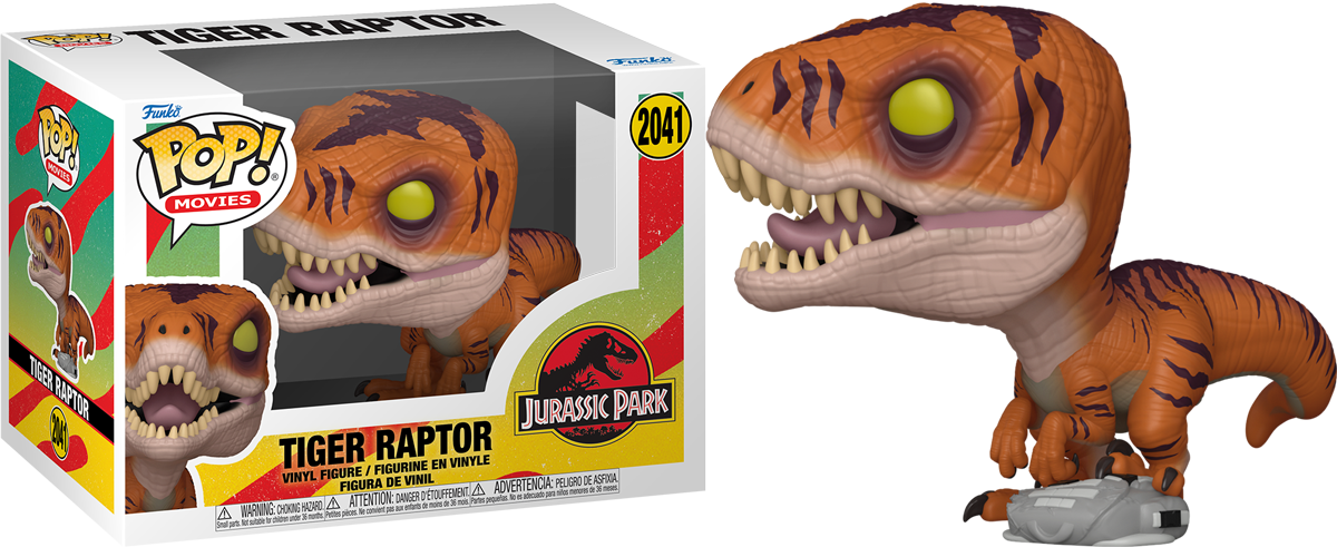 Jurassic Park - Tiger Raptor Pop! Vinyl