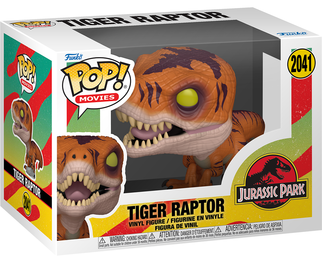 Jurassic Park - Tiger Raptor Pop! Vinyl