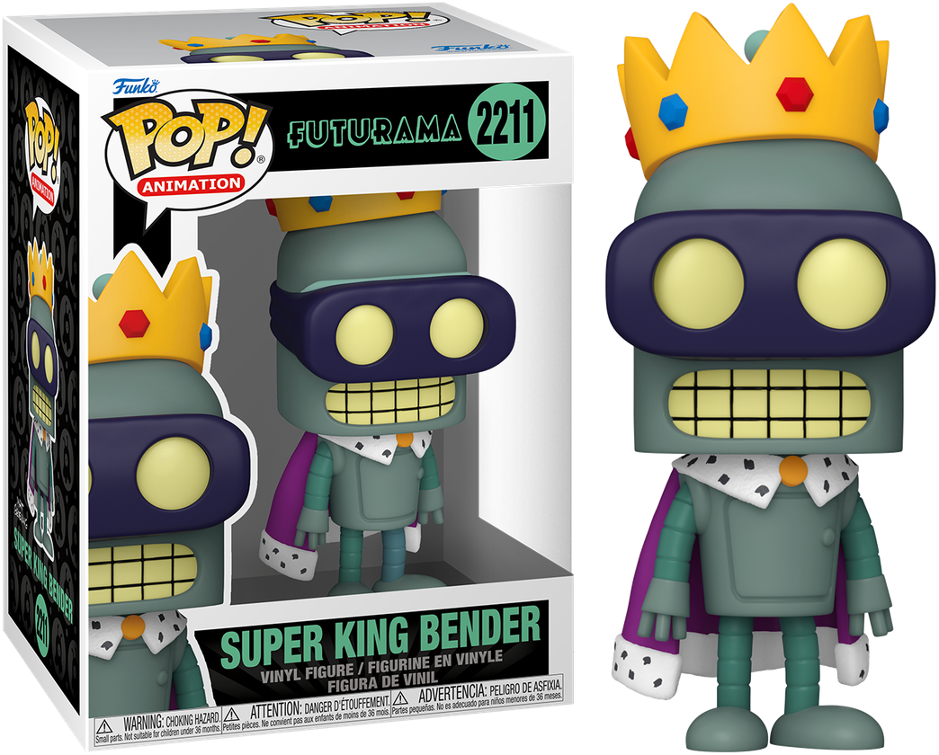 Futurama - Super King Bender Pop! Vinyl