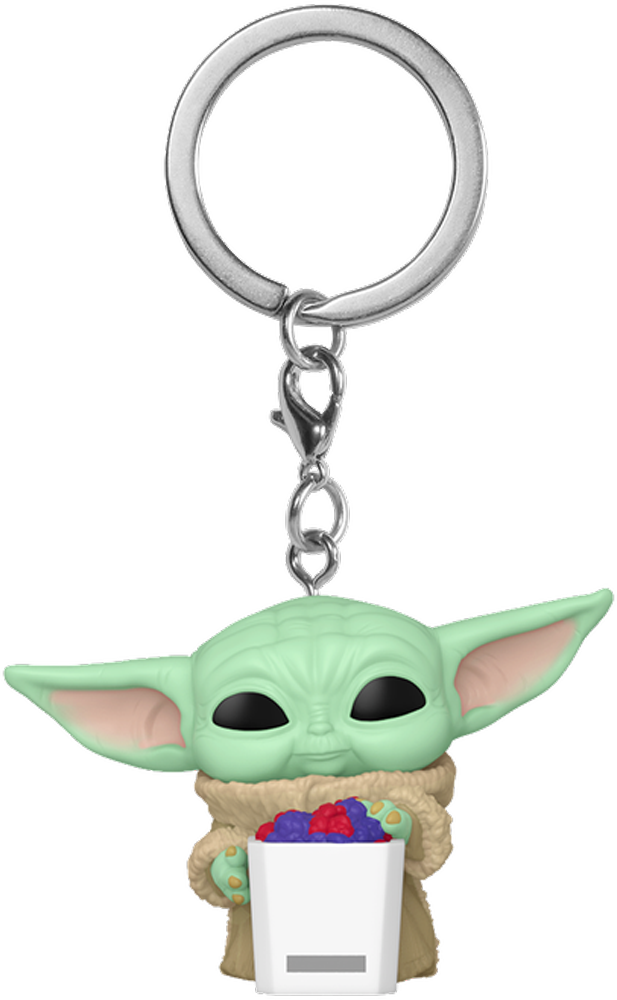 Star Wars: The Mandalorian & Grogu (2026) – Grogu with Food Pocket Pop! Keychain
