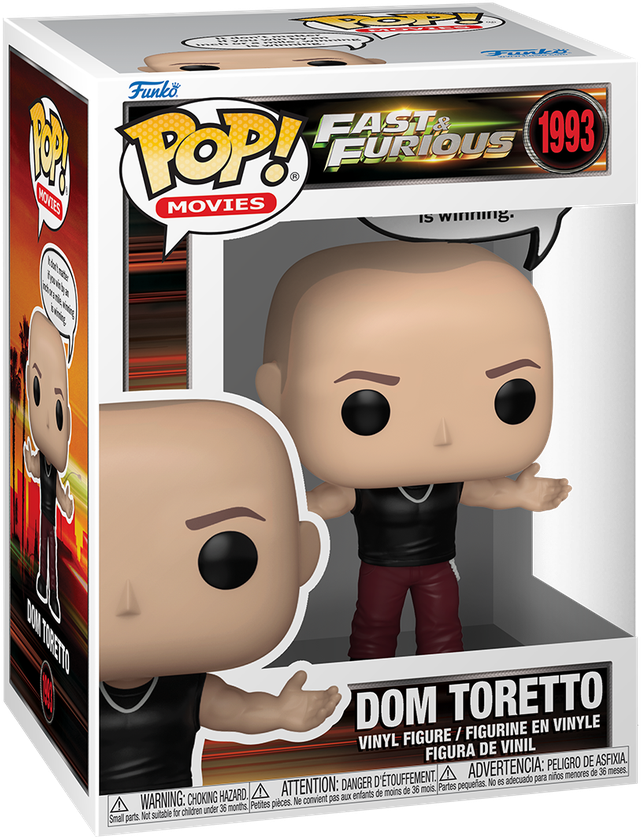 Rápido y Furioso - Dom Toretto Pop! Vinilo