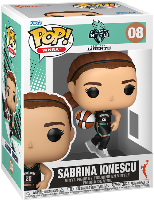 WNBA:自由 - Sabrina Ionescu Pop!乙烯基塑料
