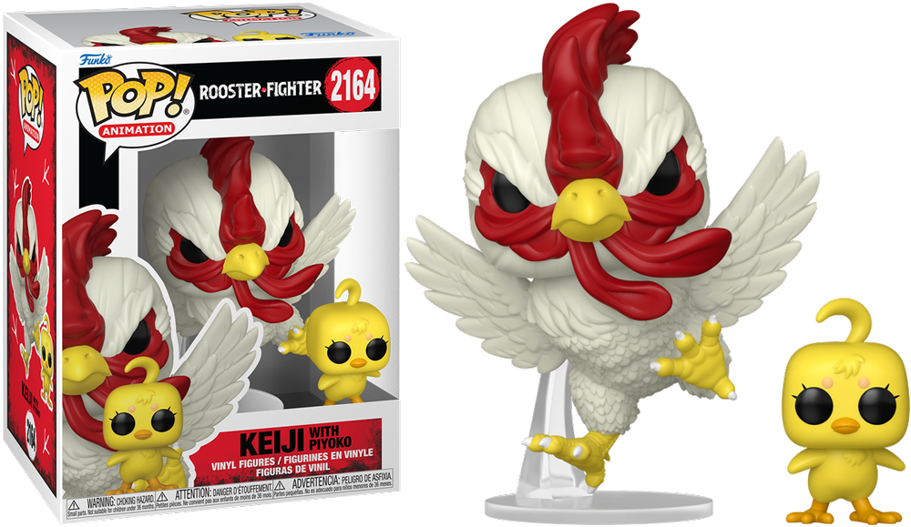 Rooster Fighter - Keiji with Piyoko Pop! Vinyl