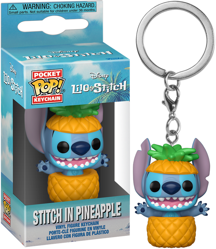 Lilo y Stitch - Llavero Pop! de Stitch en Piña