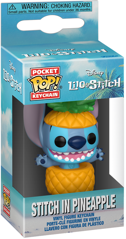 Lilo y Stitch - Llavero Pop! de Stitch en Piña