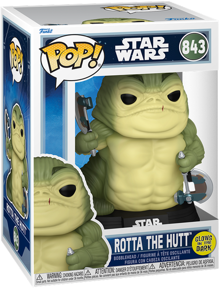 Star Wars: The Mandalorian & Grogu (2026) – Rotta the Hutt Glow Pop! Vinyl