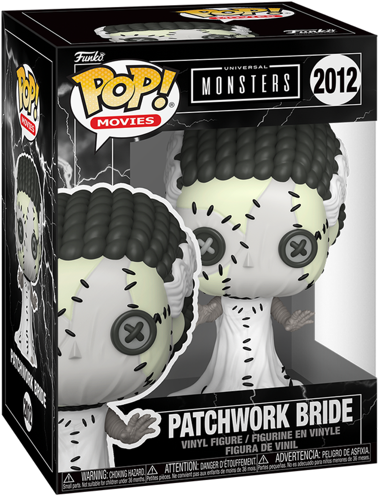 Universal Monsters - Bride of Frankenstein Patchwork Pop! Vinyl