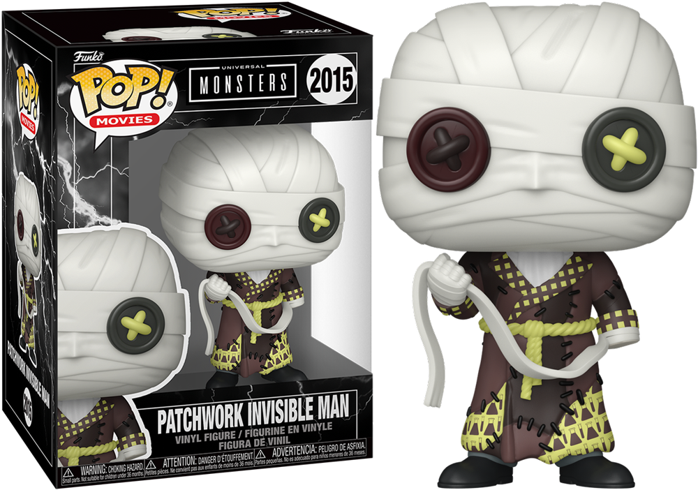 Universal Monsters - Invisible Man Patchwork Pop! Vinyl
