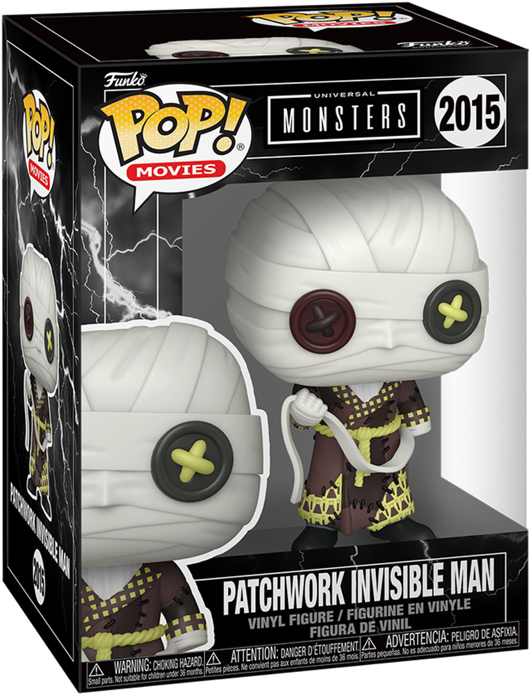 Universal Monsters - Invisible Man Patchwork Pop! Vinyl