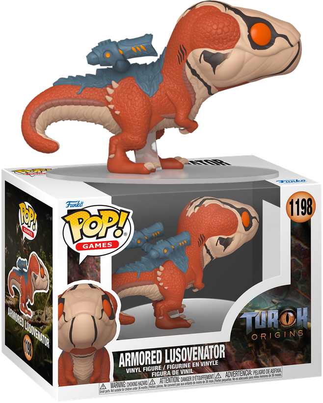 Turok: Origins - Armored Lusovenator Pop! Vinyl