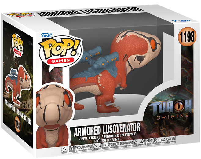 Turok: Origins - Armored Lusovenator Pop! Vinyl