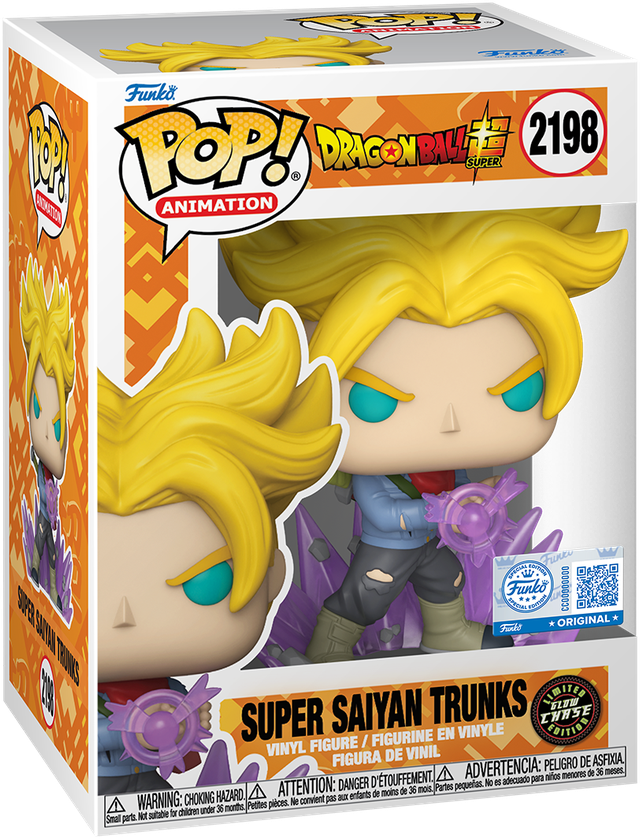 Dragon Ball Super - Super Saiyan Trunks Pop! Vinyl - Chase Bundle