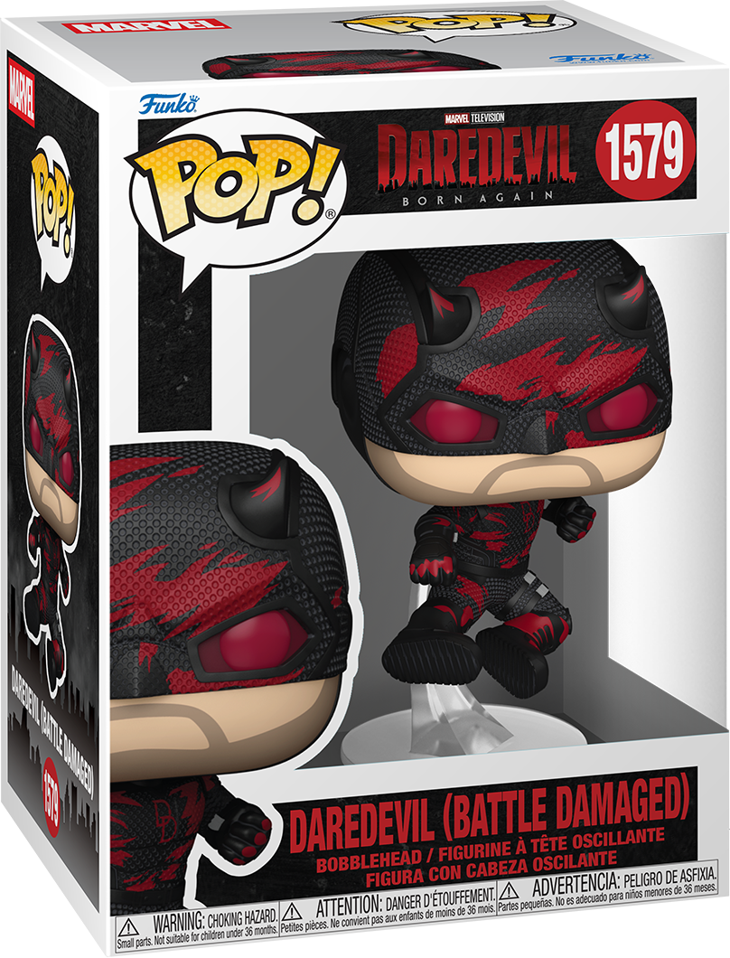 Daredevil: Born Again - Daredevil (Battle Damaged) Pop! Vinyl