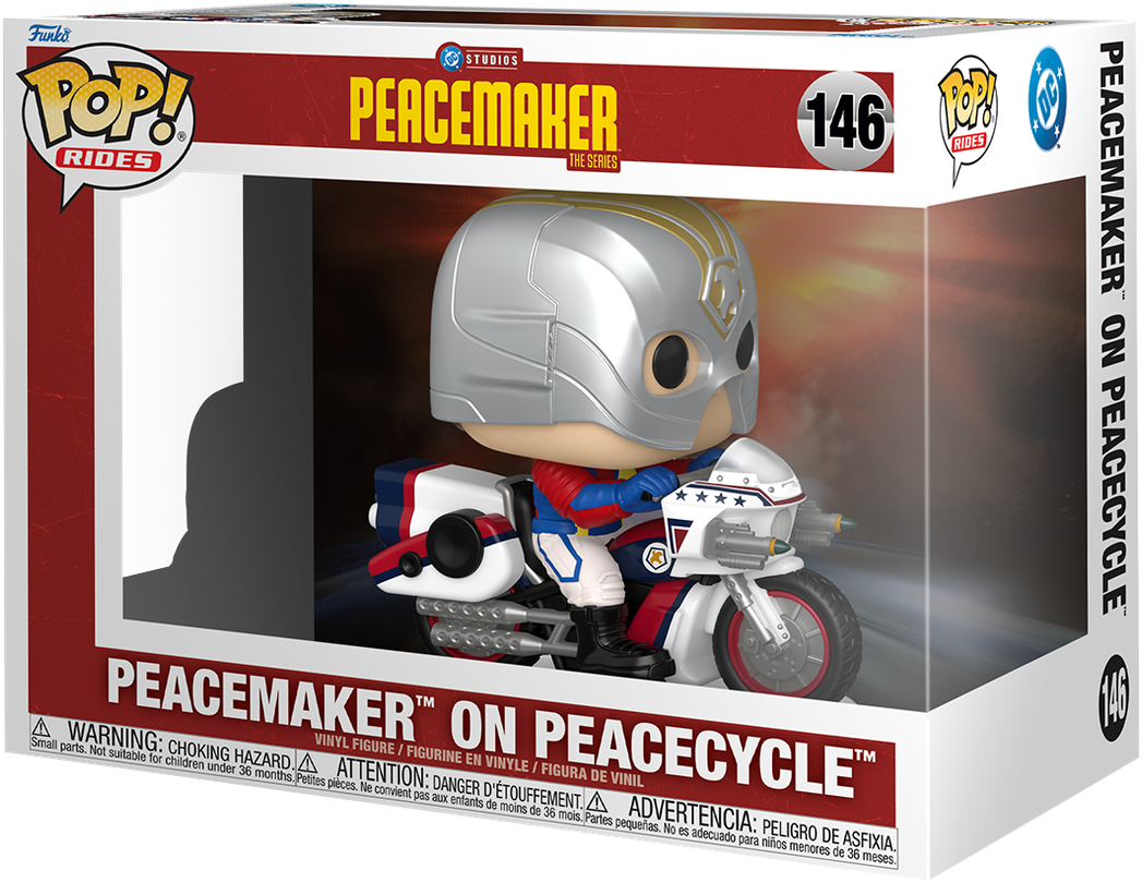 Peacemaker – Peacemaker Dopplegander on Motorbike Pop! Ride