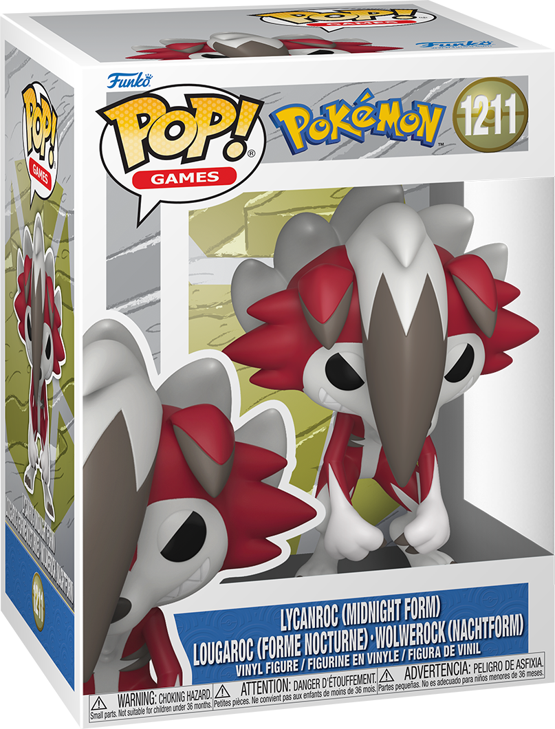 Pokemon – Lycanroc (Midnight Form) Pop! Vinyl