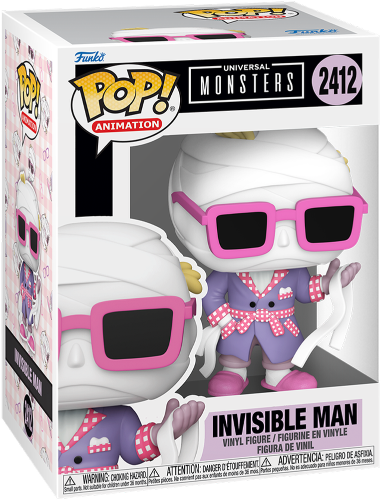 Universal Monsters - Invisible Man (Retro Anime) (with chase) Pop! Vinyl