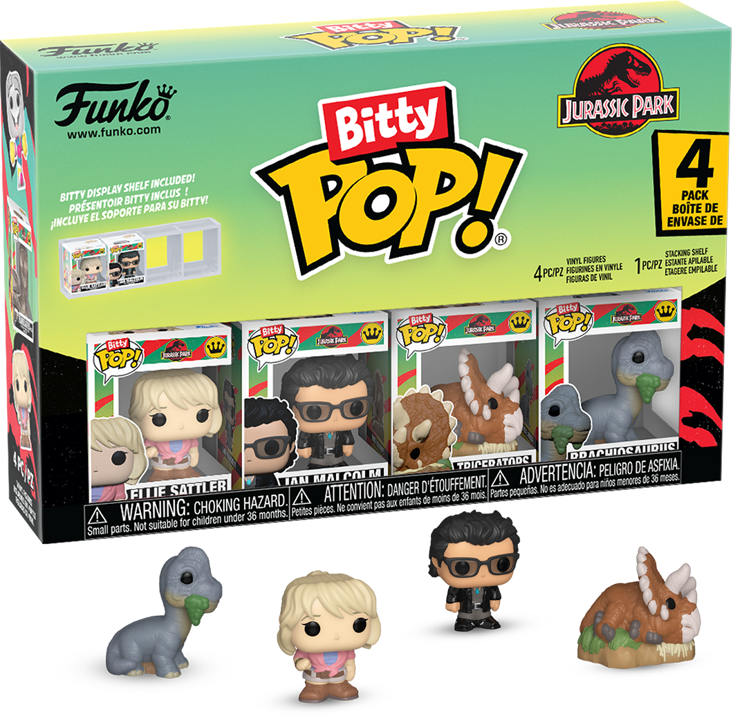 Jurassic Park - Triceratops Bitty Pop! 4-Pack