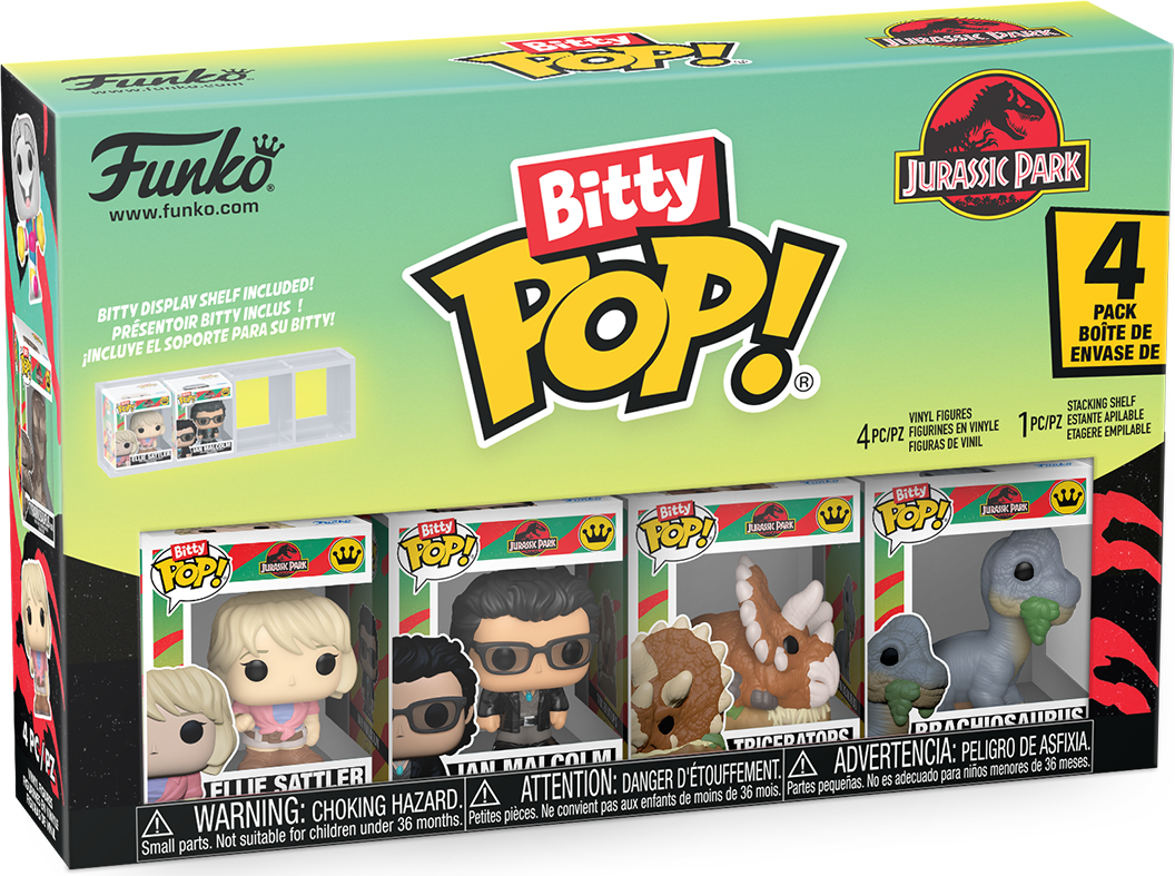 Jurassic Park - Triceratops Bitty Pop! 4-Pack