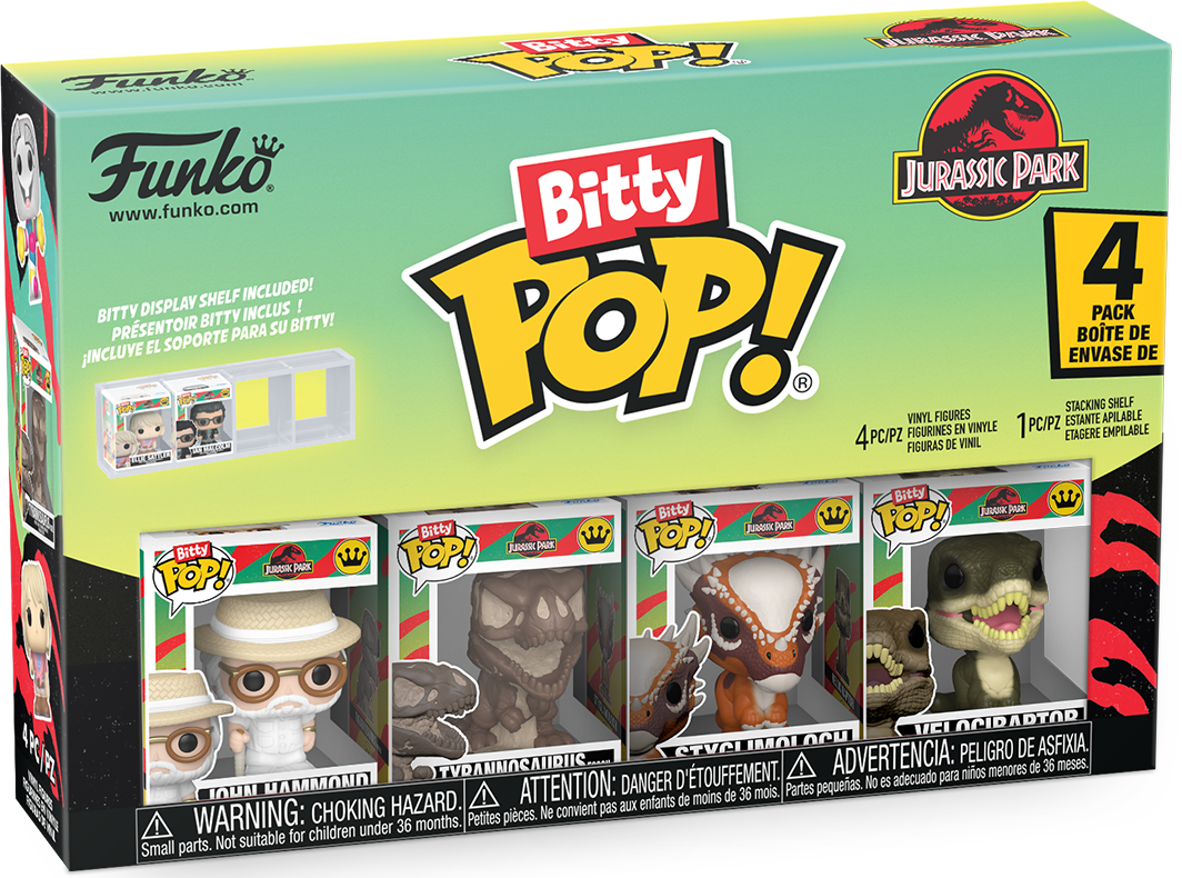 Jurassic Park - Velociraptor Bitty Pop! 4-Pack