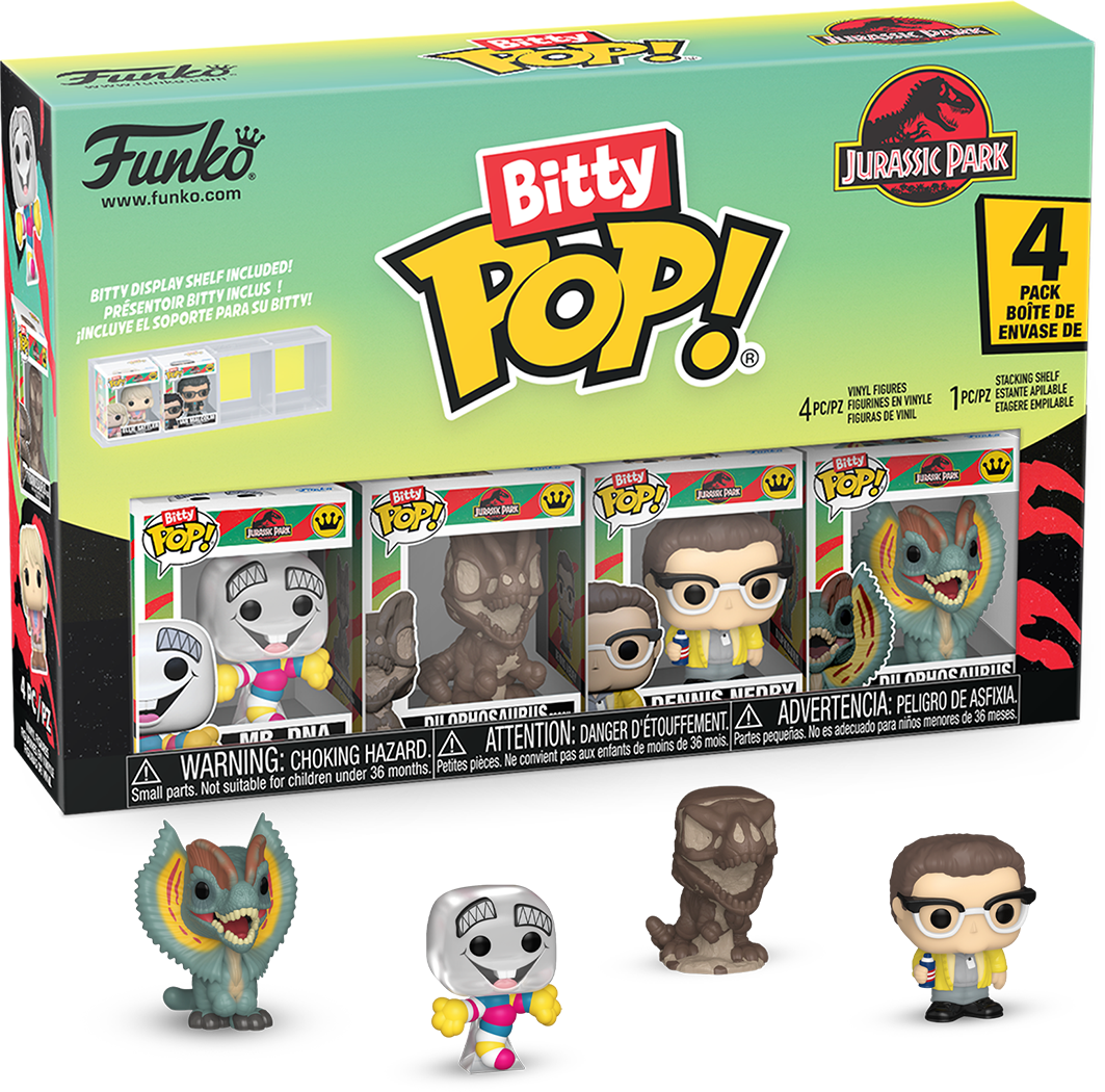 Jurassic Park - Mr DNA Bitty Pop! 4-Pack