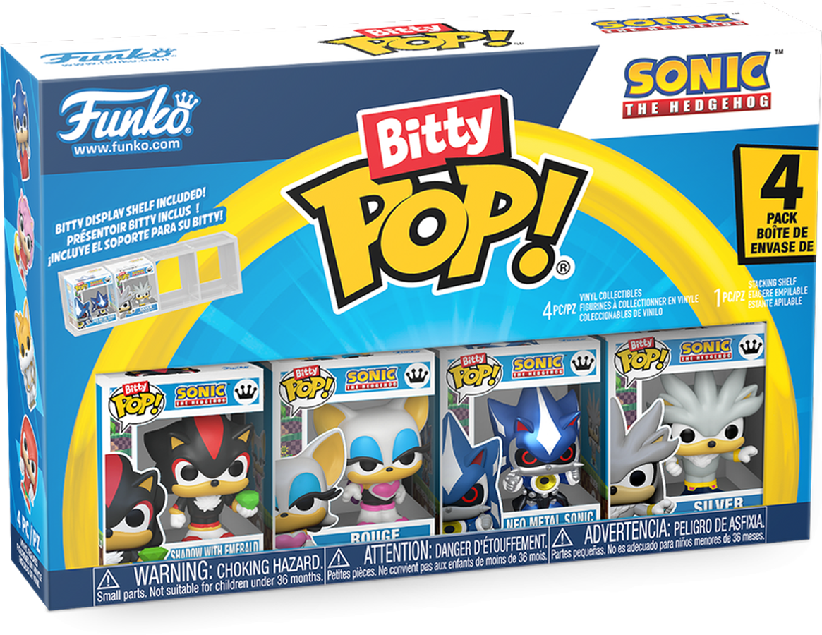 Sonic the Hedgehog – Shadow Bitty Pop! 4-Pack