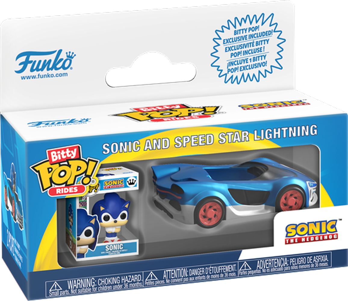 Sonic the Hedgehog – Sonic with Speed Star Bitty Pop! Ride