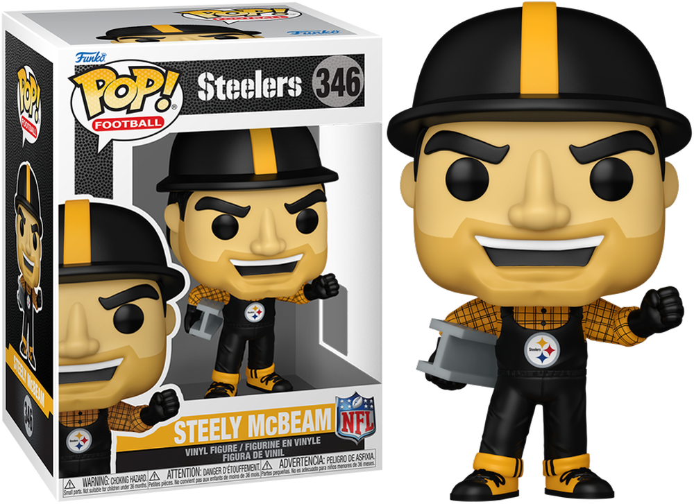 NFL: Pittsburg Steelers – Steely McBeam Mascot Pop! Vinyl