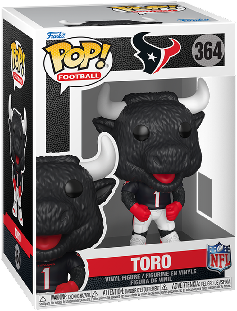 NFL: Mascots – Houston Texans Toro Poe Pop! Vinyl