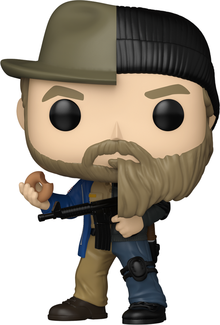 Stranger Things - Jim Hopper (Split) ¡Pop! Vinilo