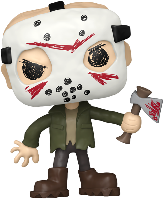 Viernes 13 - Jason (Estilizado Doodle) Pop! Vinilo