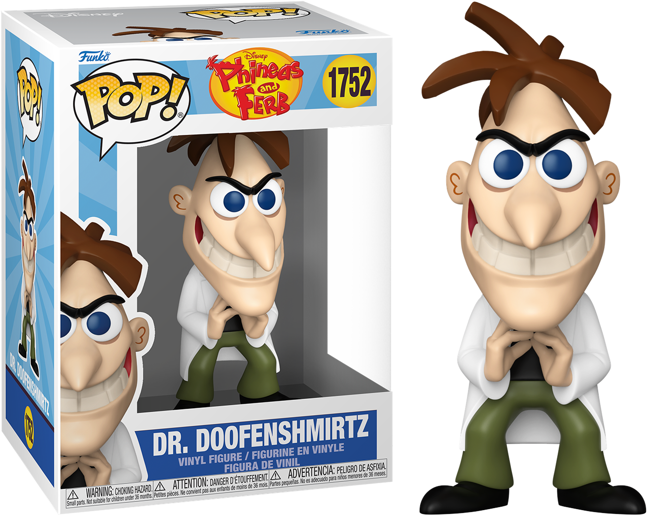 Phineas and Ferb – Dr. Doofenshmirtz Pop! Vinyl