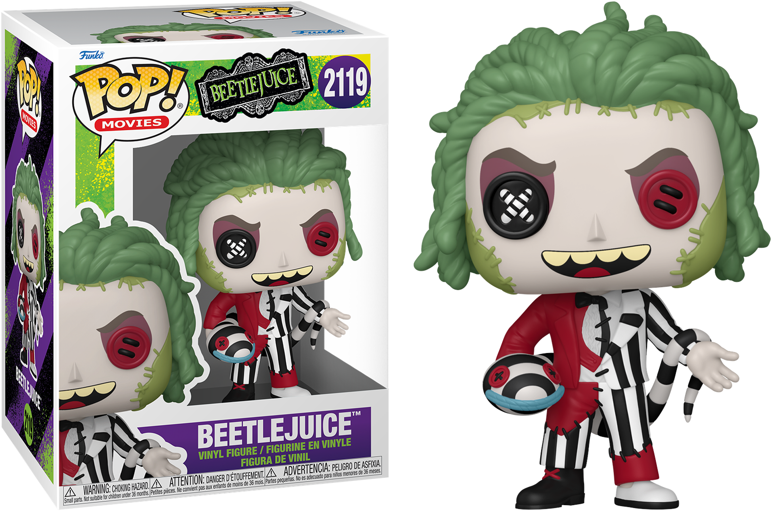 Beetlejuice – Beetlejuice Patchwork Pop! Vinyl