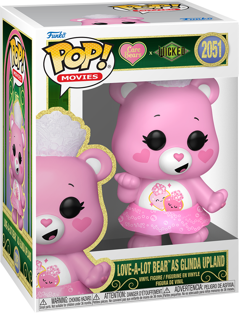 Wicked x Care Bears – Love-A-Lot Bear as Glinda Upland Pop! Vinyl