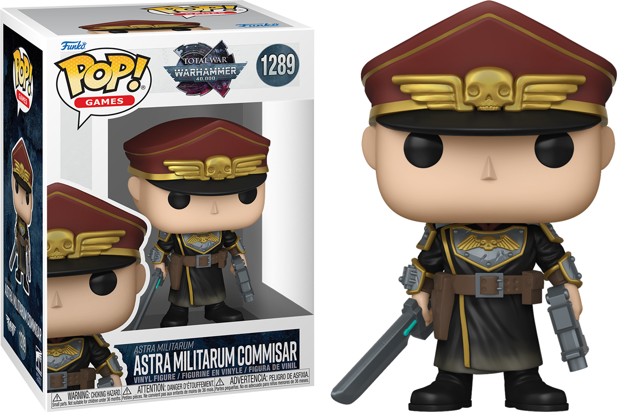 Total War: Warhammer 40,000 – Astra Militarum Commissar Pop! Vinyl