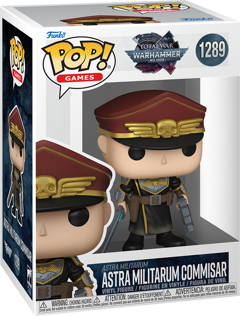 Total War: Warhammer 40,000 – Astra Militarum Commissar Pop! Vinyl