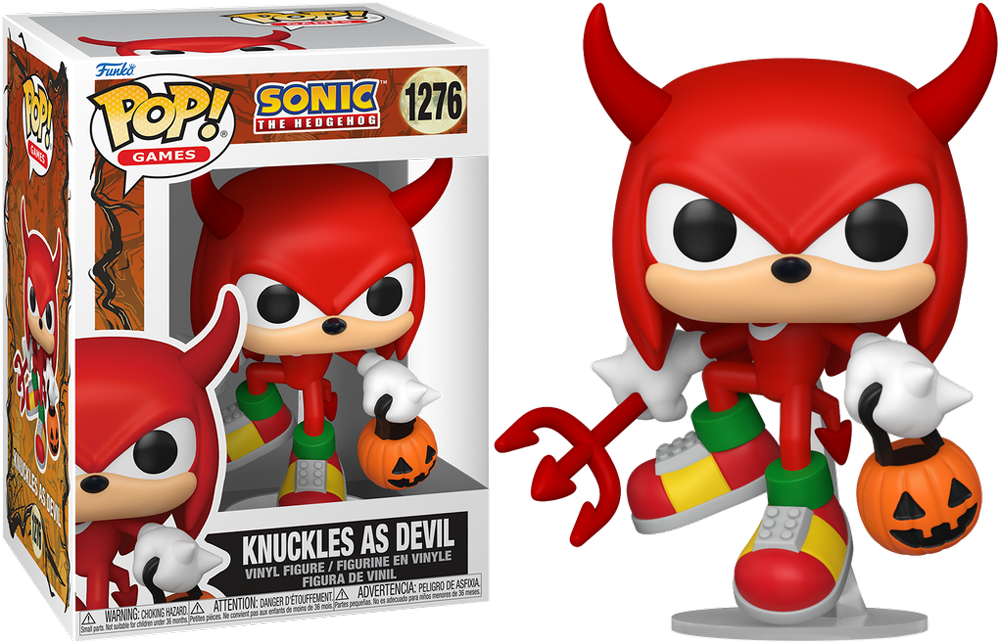 Sonic the Hedgehog – Knuckles as Devil (Halloween) Pop! Vinyl